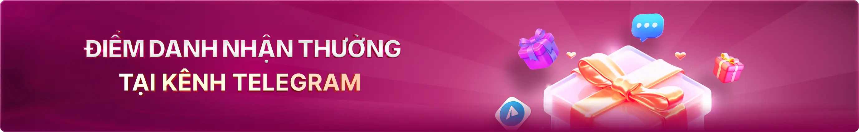Điểm danh Telegram hàng tuần - banner